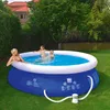 HAPPY PEOPLE® Quick-Up-Pool 3681,0 l blau 300,0 x 76,0 cm Produktbild-Vorschau 3
