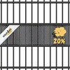 Doppelstab Sichtschutz zaun|zu PREMIUM gelocht 20% Streifen Produktbild-Vorschau 10