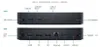 Diagram of the front and back of a Dell D6000 docking station with ports labeled. Produktbild-Vorschau