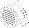 Griglia di ventilazione rotonda con rete VM, Ø 75 mm, Anteprima dell’immagine prodotto 5
