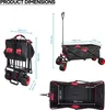 Wiltec Chariot de transport pliant Enfant – 1140 x 505 x Voir les images du produit 8