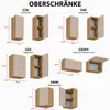 Eckküchenzeile 250x240 cm L-Form Winkelküche Küchenblock Produktbild-Vorschau 8