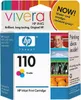 HP 110, Standardertrag, Cyan, Magenta, Gelb, Tinte auf Produktbild-Vorschau 1