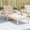 The Living Store Sonnenliege 199,5x62x55 cm Massivholz Produktbild-Vorschau 2
