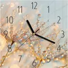 Wanduhr aus Glas mit Motiv Tautropfen Panorama- 30 x 30 cm Produktbild-Vorschau 1