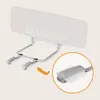 A bed rail with straps, shown against a plain background. A close-up inset shows the detail of a strap. Voir les images du produit