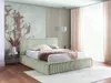 Čalouněná postel 200x200 BELINDA - světle šedá Náhled obrázku produktu 1