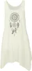 Vestido corto con estampado étnico - Color crema / Diseño Vista previa de la imagen del producto 1