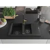 Mexen Gaspar 1,5-Becken-Granitspüle mit Abtropffläche und Produktbild-Vorschau 3