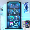 VOWNER Eckvitrine mit Glastüren, 165 cm, 3-Farben-LED, 4 Produktbild-Vorschau 8