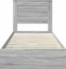 Aufbewahrungsbett Graues Sonoma 75 x 190 cm Holzwerkstoff Produktbild-Vorschau 8