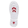 The image shows the sole of a white boot. Podgląd zdjęcia produktu