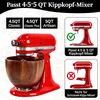 Hochwertige Holz-Rührschüssel, geeignet für KitchenAid Produktbild-Vorschau 3