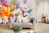 Vlies Fototapete GEMÄLDE - HELLER FRÜHLINGSBLUMENSTRAUß  Produktbild-Vorschau 1