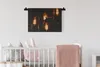MuchoWow® Wandteppich Wandbehang Gold - Lampe - Licht 60x40 Produktbild-Vorschau 2