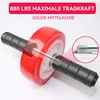 Ab Roller Bauchtrainer Fitness Ab Wheel mit Stahlachse & Produktbild-Vorschau 6