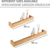 WENKO Wandplank, bamboe, badkamerplank, montage, 40 cm, Productafbeelding-voorbeeld 3