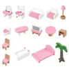 XMTECH Kinder Puppenhaus aus Holz 100 cm, Puppenstube Produktbild-Vorschau 15