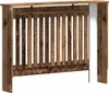 A wooden radiator cover with a slatted front. Podgląd zdjęcia produktu