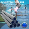 Trampolin Schaumstoffrohre 12x Polster 92cm - Anthrazit - Produktbild-Vorschau 3