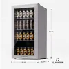 Klarstein Beersafe 74 Slim, lednice, 74 litrů, 3 police, Náhled obrázku produktu 7