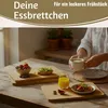 LS-LebenStil 3x Holz Frühstücksbrett Essbrettchen 22x14cm Produktbild-Vorschau 5