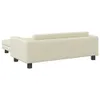 Lettino per cani con estensione crema 100x50x30 cm in Pelle Anteprima dell’immagine prodotto 5