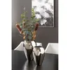 Fink Vase Malana silberfarben Eisen, vernickelt Höhe 32 cm Produktbild-Vorschau 3