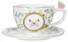 Dancing Butterflies Tasse mit Untertasse Porzellan floral Produktbild-Vorschau 1