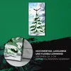 Wanduhr Leinwand Bild Uhr Geräuschlos Kunstdruck 30x60 Produktbild-Vorschau 5
