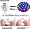 120 Stück LED Ballons Lichter Mini Bunt Ballonlichter Runde Produktbild-Vorschau 2