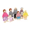Drewniany domek dla lalek rodzina, urocza symulacja, 7 Podgląd zdjęcia produktu 4