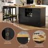 Flieks Drehbarer Bartisch mit Sideboard, Ausziehbarer Produktbild-Vorschau 8