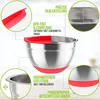Strex Set de Bols à Mélanger 5 Pièces - Inox - Bol Voir les images du produit 2