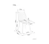 Stuhl Chic Velvet Grau Samtstoff - Polst Produktbild-Vorschau 5