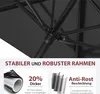 Sekey Sonnenschirm Balkon 200 x 125 cm Rechteckig Produktbild-Vorschau 4