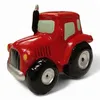 Spardose Traktor Sparschwein aus Keramik in Rot Produktbild-Vorschau 3