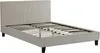 Doppelbett aus Cord "Ambre" - 160 x 200 - Beige Produktbild-Vorschau 1