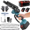 Mini tronçonneuse avec batterie, tronçonneuse sans fil 6 Voir les images du produit 1