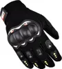 Motorrad-Telefonhandschuhe mit Knchelprotektor schwarz Produktbild-Vorschau 1