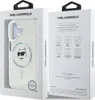 The image shows the front and back packaging of a Karl Lagerfeld iPhone case. Anteprima dell’immagine prodotto