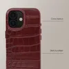 Selencia Croco Backcover met MagSafe voor de Apple iPhone Productafbeelding-voorbeeld 3