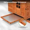 Casetta per roditori Wiltec 1650 x 735 x 980 mm, conigliera Anteprima dell’immagine prodotto 10
