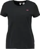 Schwarzes Damen T-Shirt Kurzarm mit Rundhals und Produktbild-Vorschau 7