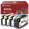 A box of ink cartridges with several cartridges displayed in front of it. Produktbild-Vorschau