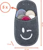 Gäste Pantoffel Set aus Filz in verschiedenen Farben - 5 Produktbild-Vorschau 4