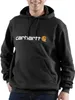 CARHARTT Bekleidung Logo Sweatshirt black Größe Produktbild-Vorschau 5