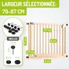 BOMI® Barrière de sécurité bébé Miko sans perçage – Voir les images du produit 2