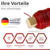 ECENCE 4er Set Blumendraht verzinkt, 0,65mm Basteldraht, Produktbild-Vorschau 6