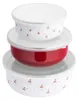 Altom Design Wisienki 3er Emaille Schüssel Set mit Deckel Produktbild-Vorschau 5